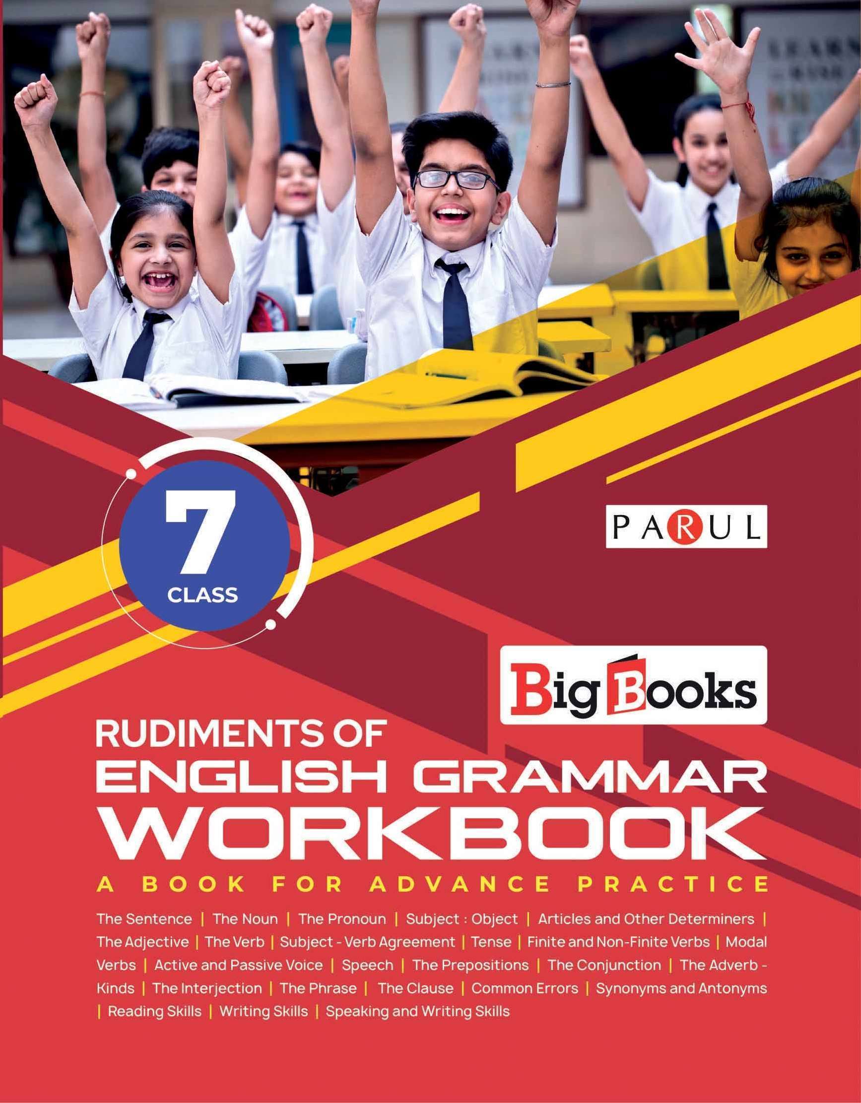 Buy English grammar workbook for 7