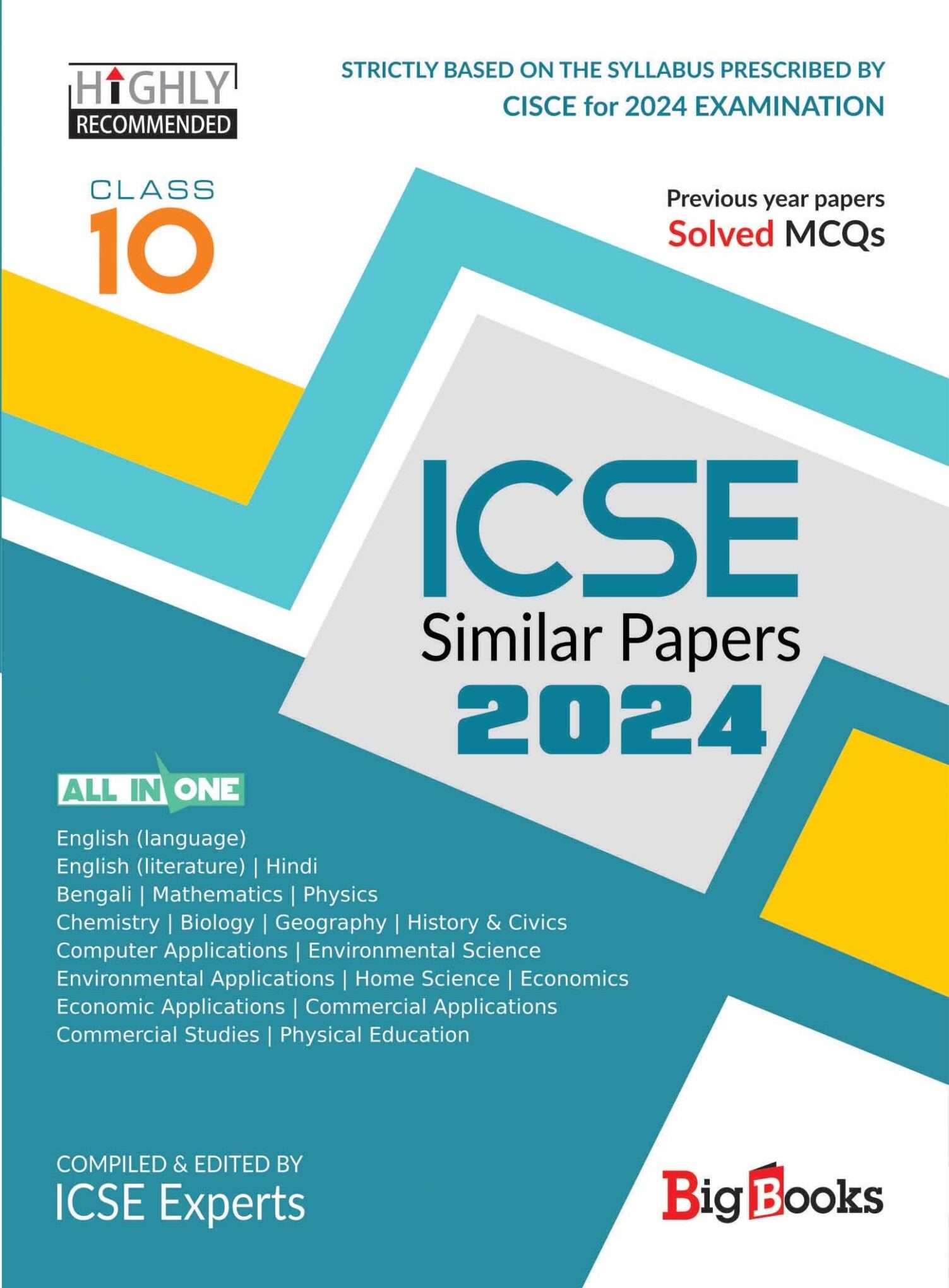 ICSE SIMILAR PAPERS 2024 (CLASS 10) Big books